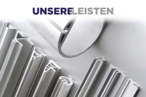 UNSERE/LEISTEN - NEWMAT Leisten erhältlich in Kunststoff oder Aluminium